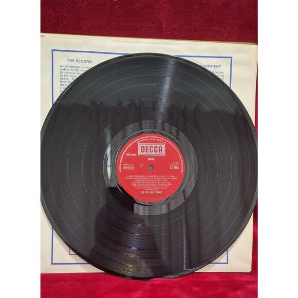 The Rolling Stones 1964 DECCA LK 4605 Mono LP – 1976 UK Press, Red Label Ex, Ex - Picture 7 of 14